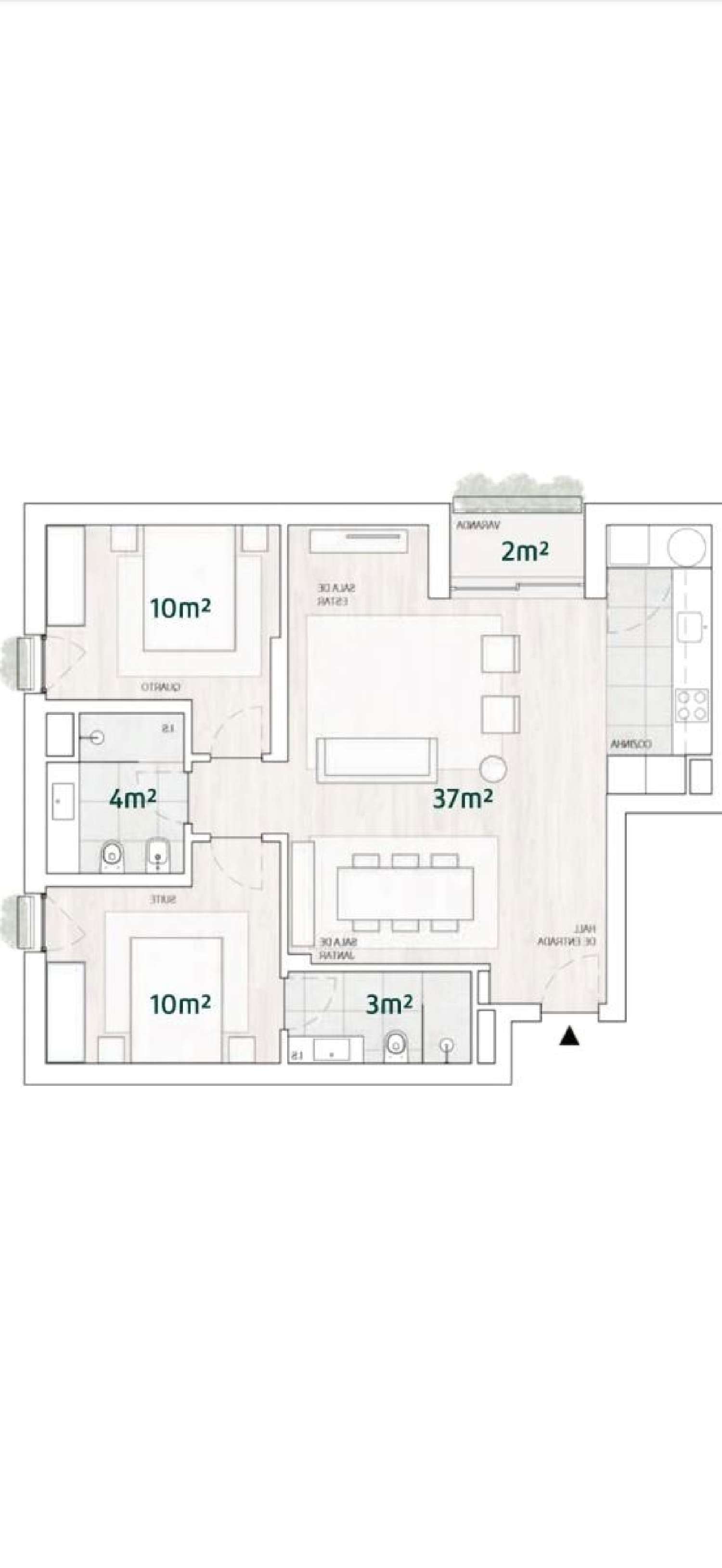  for sale apartment Canidelo Viseu 2